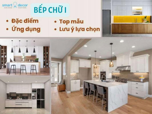 Bếp chữ i: đặc điểm, ứng dụng, top mẫu & lưu ý lựa chọn